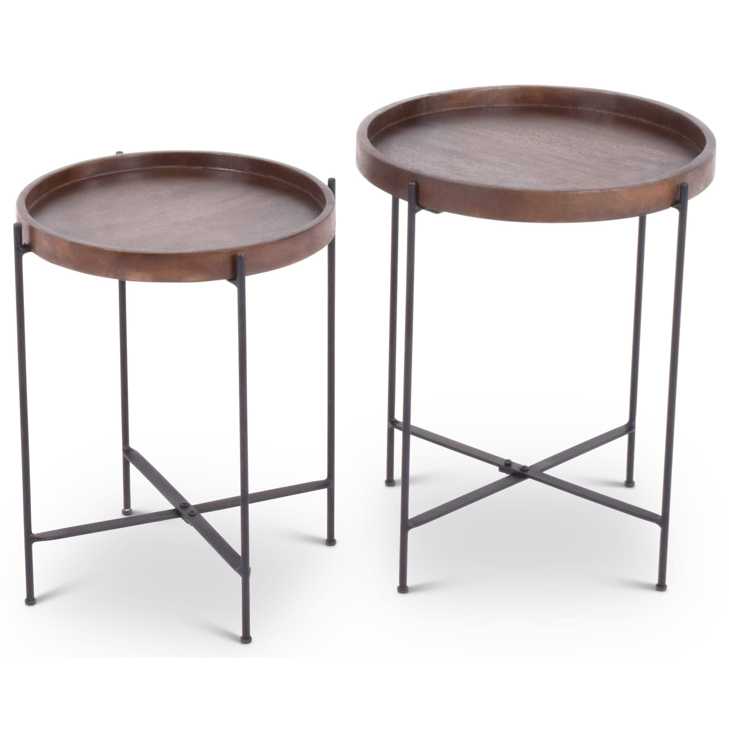 Steve Silver India Accents Contemporary Capri Nesting Tables Walker's